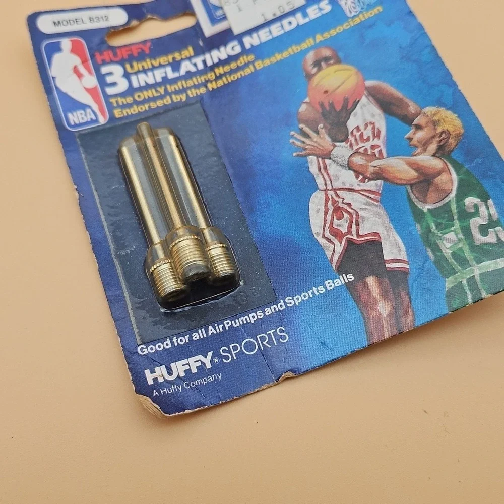 Vintage Huffy Inflating Needles New Deadstock‎ Set Of 3 8312 Jordan Bird NBA